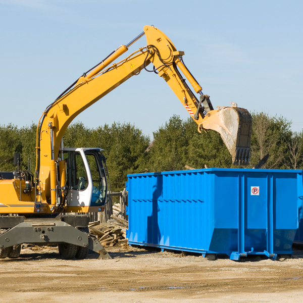 can i choose the location where the residential dumpster will be placed in Minetto NY